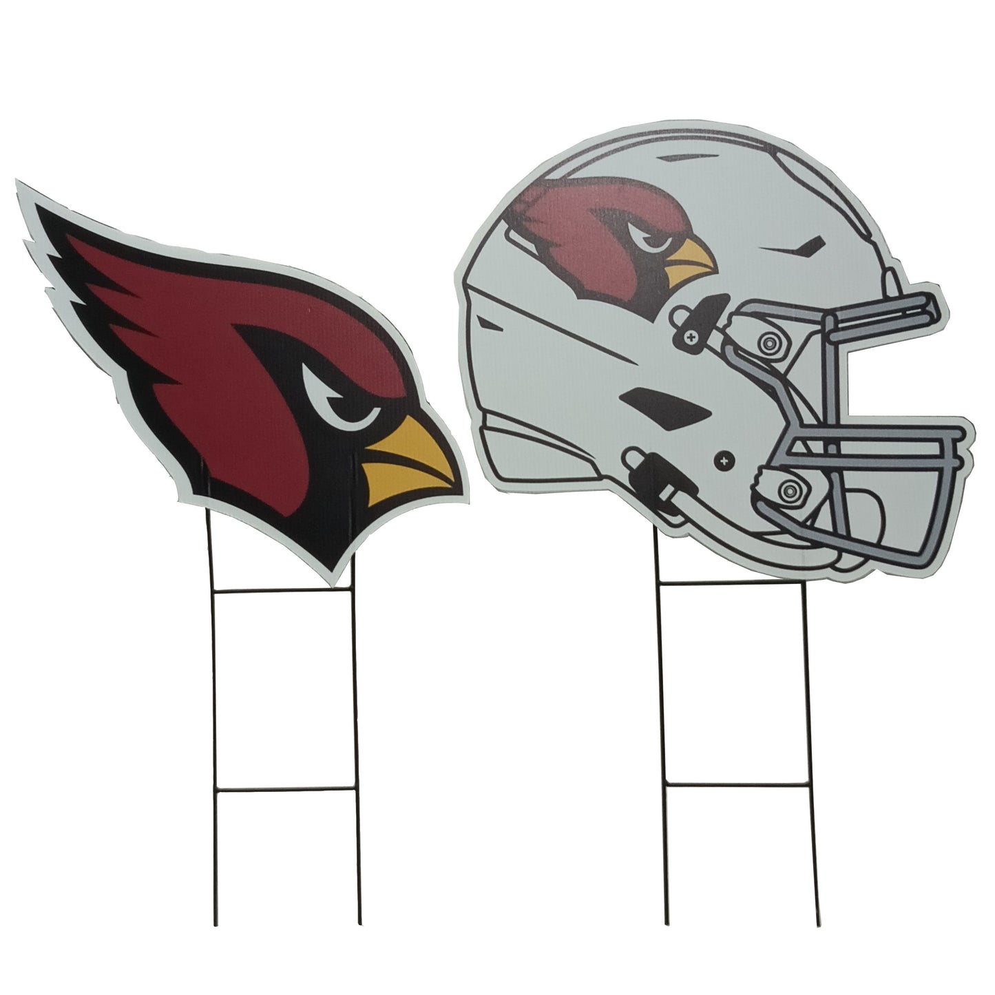 NFL Logo and Helmet 2 Pack Yard Sign Set