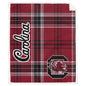 NCAA Playmaker Plaid Ultra Cozy Sherpa Throw