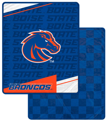 NCAA Diagonal Ghost Checker 60x70 Blanket