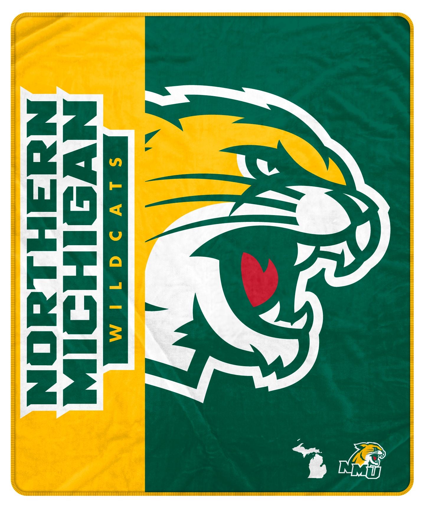 NCAA Endzone Ultra Soft Tailgate Throw