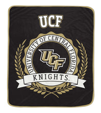 Load image into Gallery viewer, NCAA University Crest 50x60 Ultra Soft Blanket
