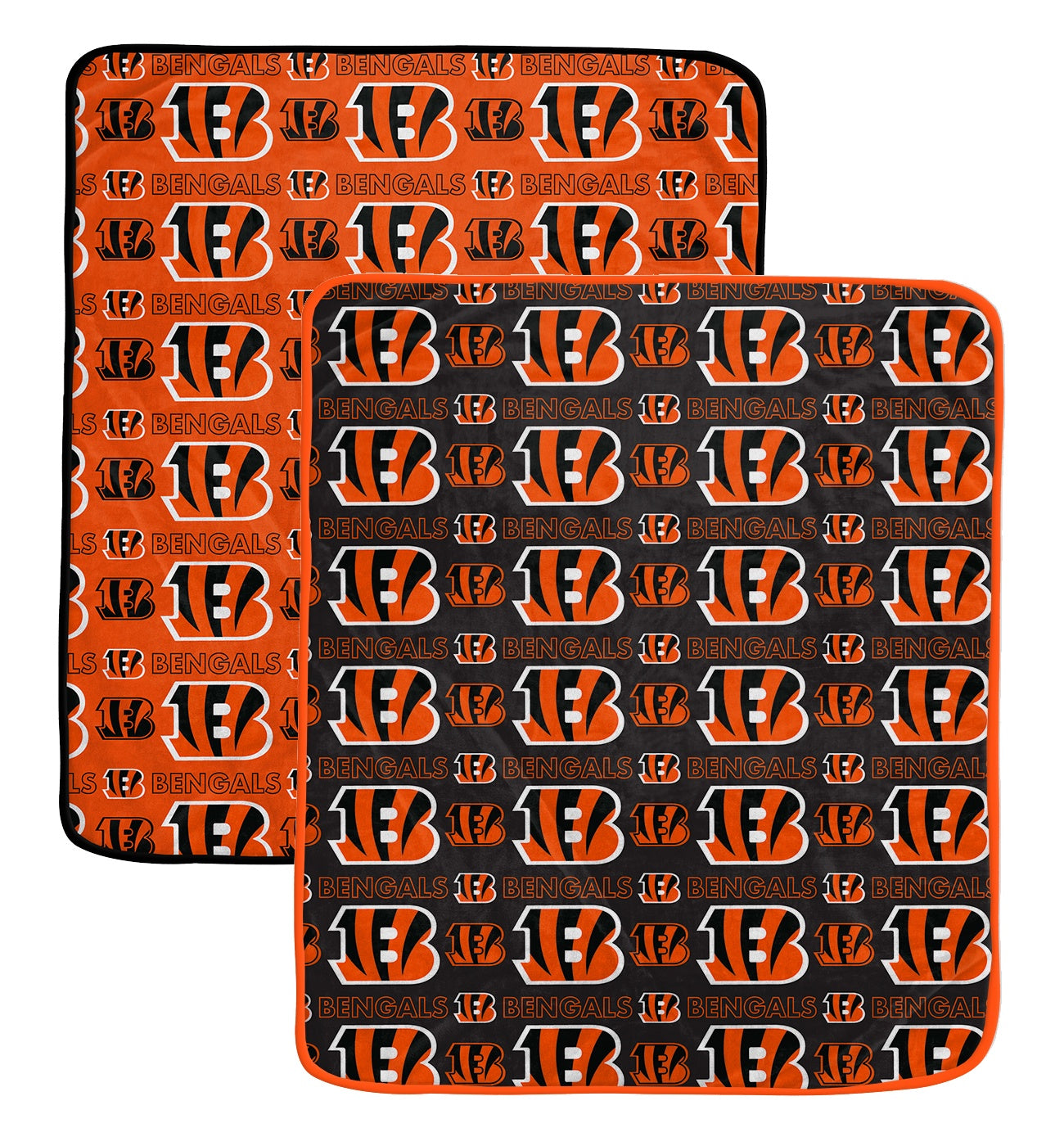 NFL Home & Away Logo Roll 60x70 2 Pack Blanket Set
