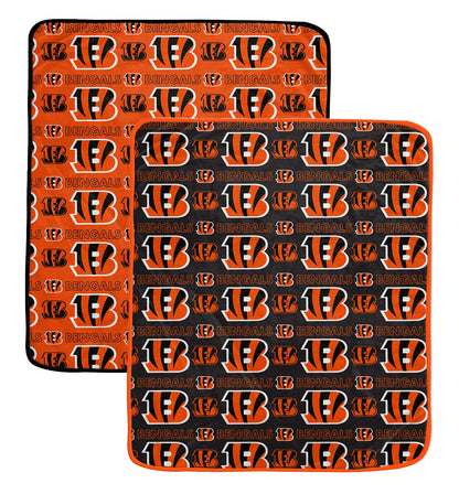 NFL Home & Away Logo Roll 60x70 2 Pack Blanket Set