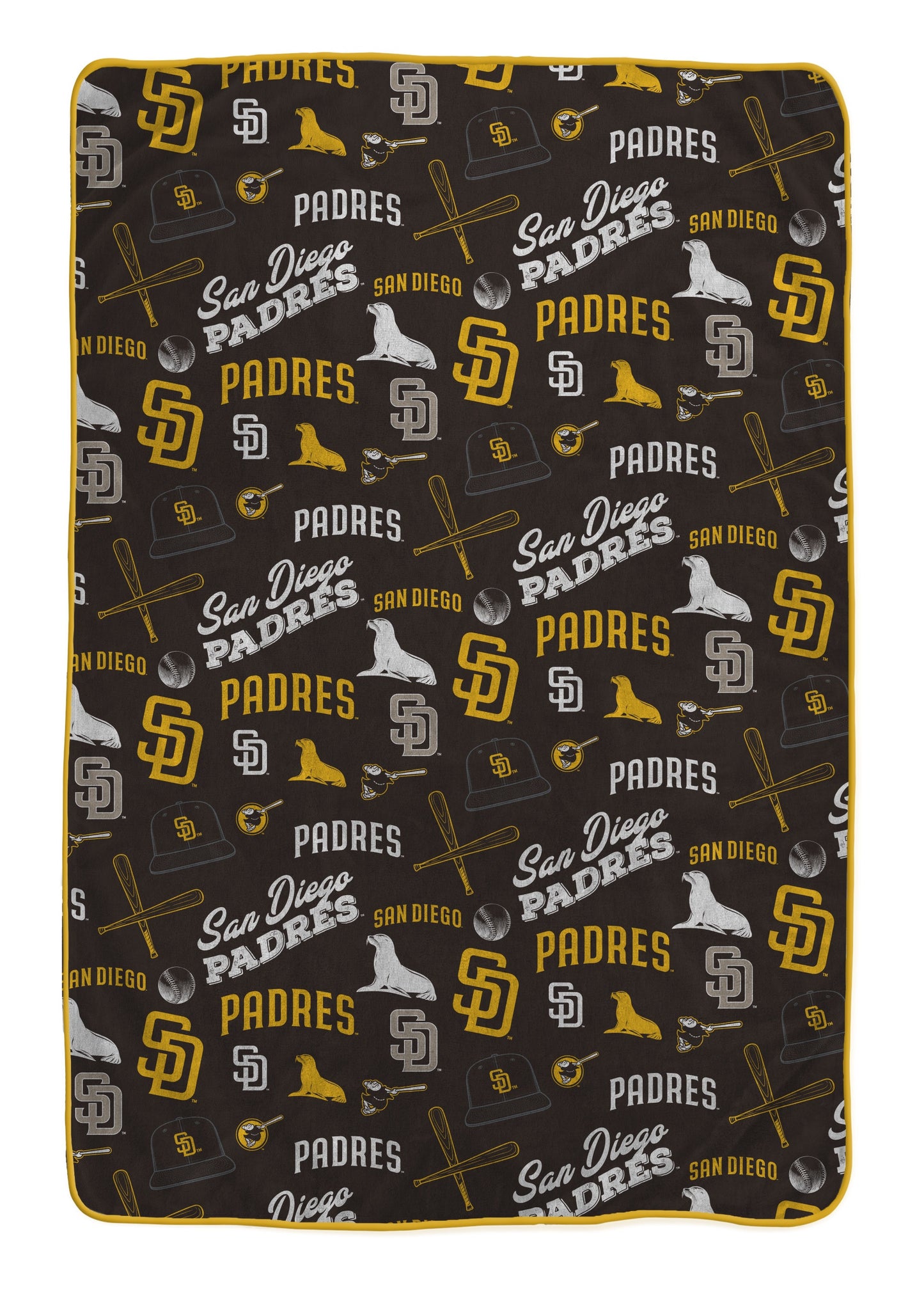 MLB City Script 60x90 Ultra Cozy Blanket