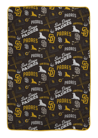 MLB City Script 60x90 Ultra Cozy Blanket