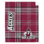 NCAA Playmaker Plaid Ultra Cozy Sherpa Throw