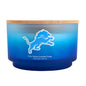 NFL Glass Gradient 14.5 oz Candle Print Wood Top