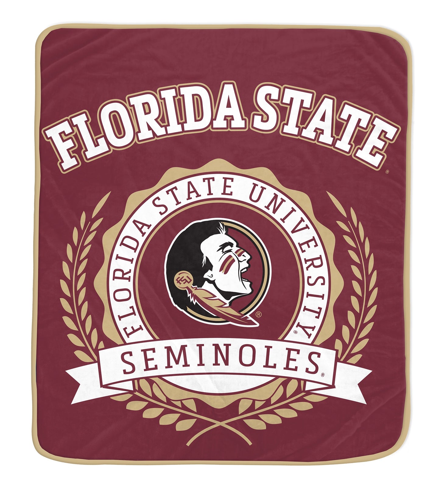 NCAA University Crest 50x60 Ultra Soft Blanket