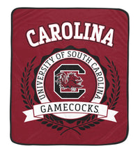 Load image into Gallery viewer, NCAA University Crest 50x60 Ultra Soft Blanket
