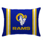 NFL Standard Logo Stripe Bed Pillow