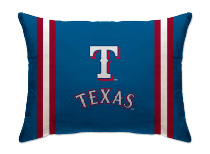MLB Standard Logo Stripe Bed Pillow