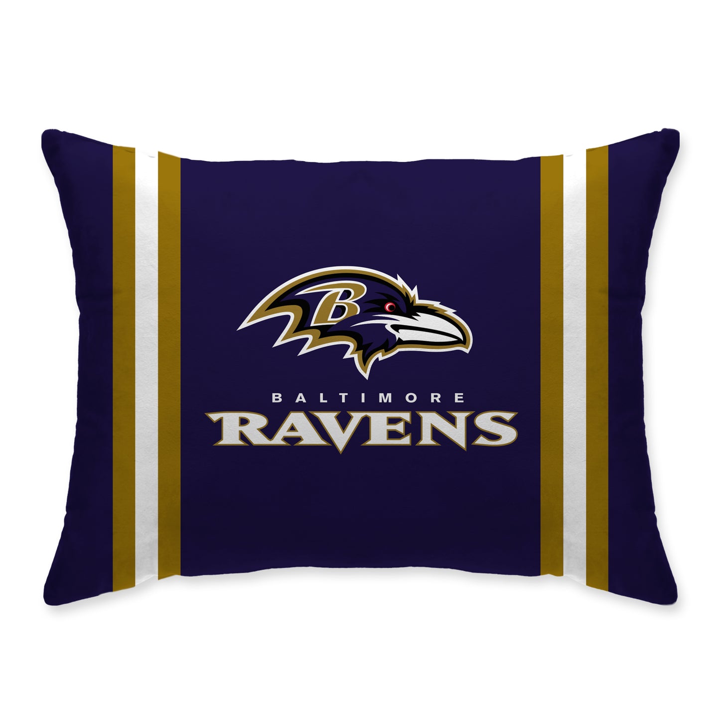 NFL Standard Logo Stripe Bed Pillow