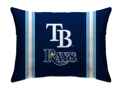 MLB Standard Logo Stripe Bed Pillow
