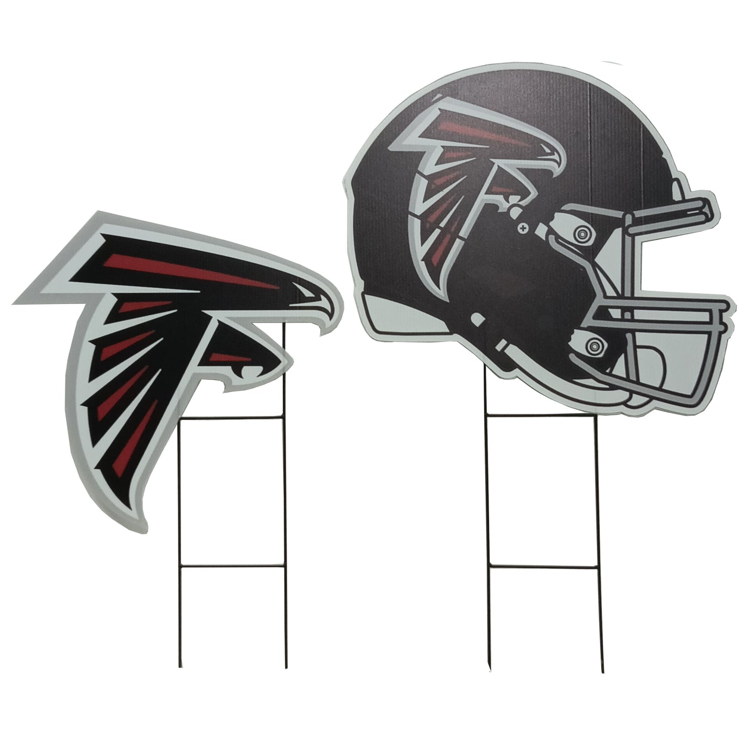 NFL Logo and Helmet 2 Pack Yard Sign Set