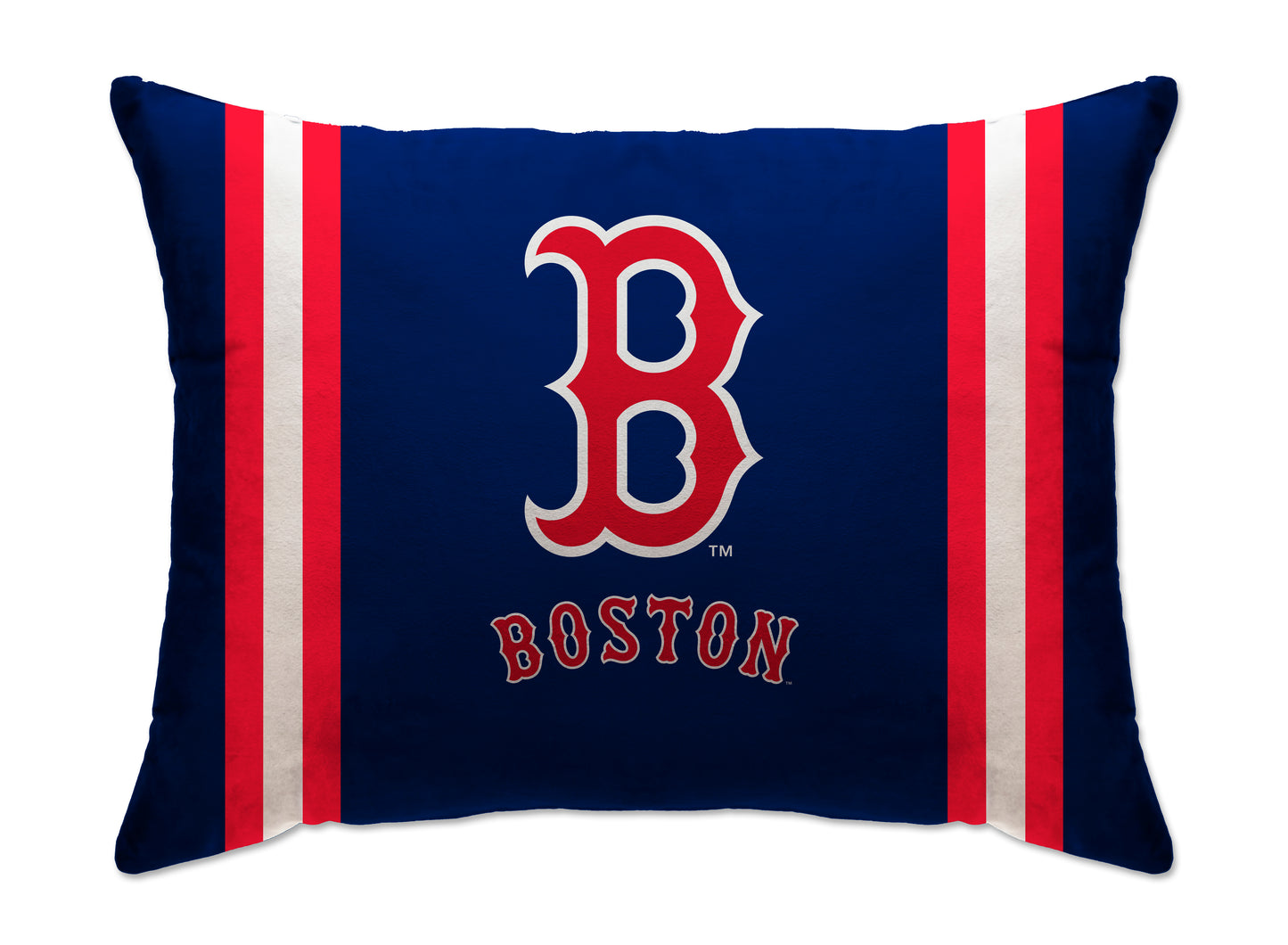 MLB Standard Logo Stripe Bed Pillow