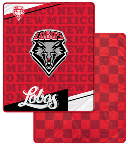 NCAA Diagonal Ghost Checker 60x70 Blanket