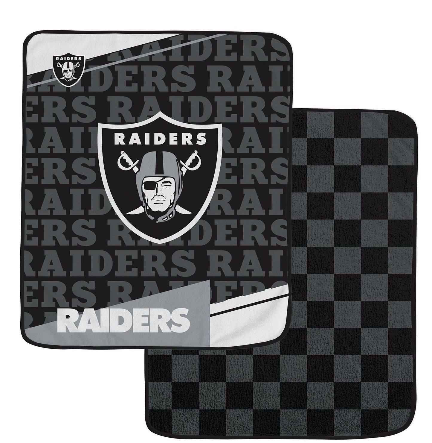 NFL Diagonal Ghost Checker 60x70 Blanket