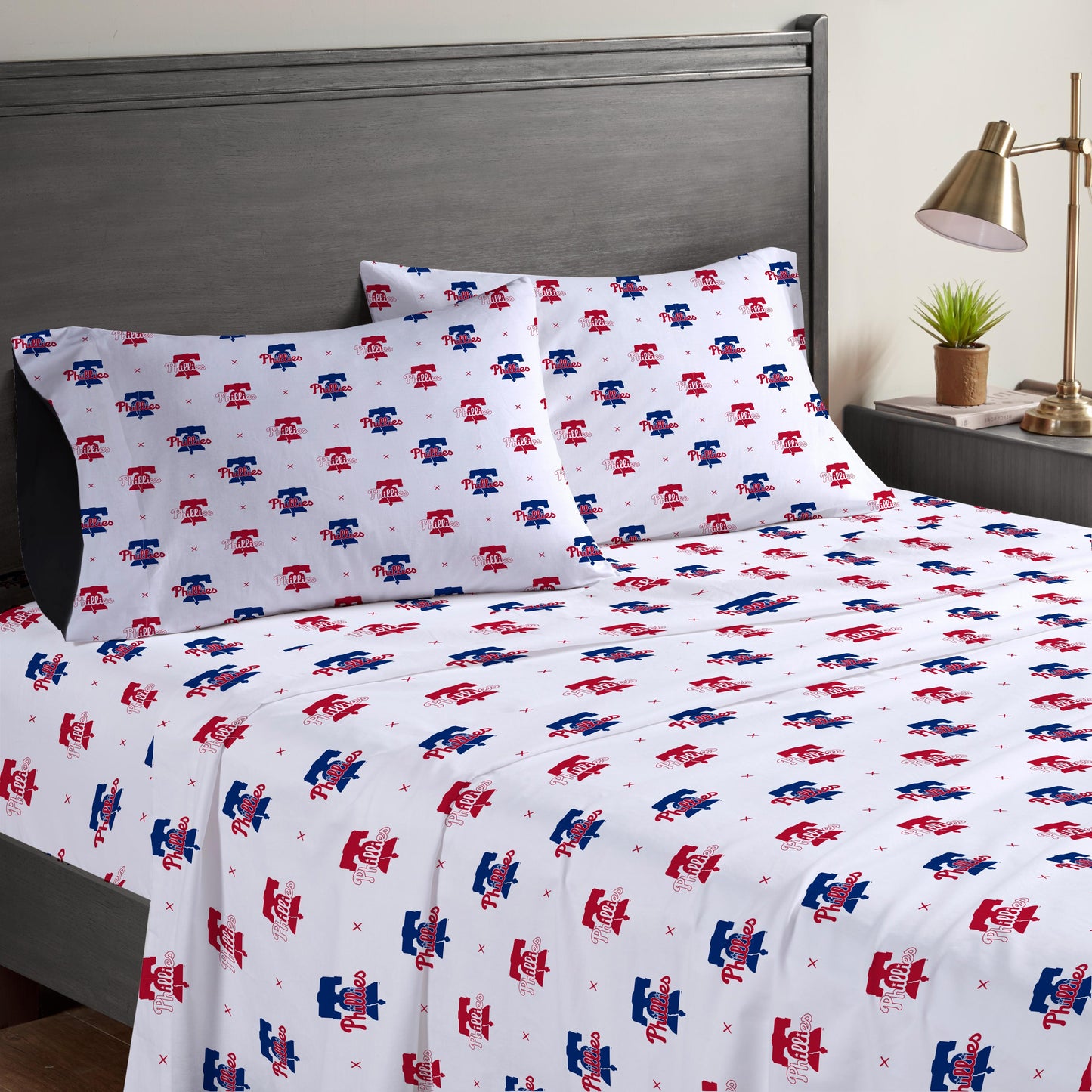 MLB Small X Queen Sheet Set