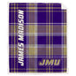 NCAA Playmaker Plaid Ultra Cozy Sherpa Throw