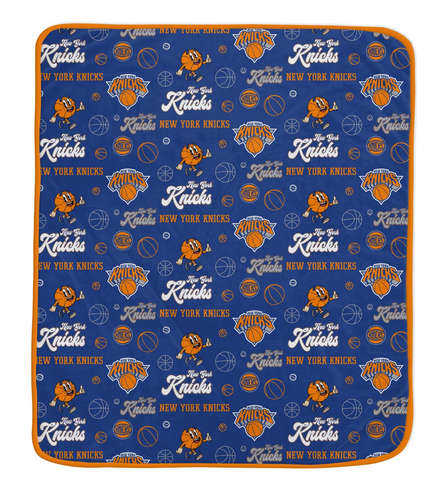 NBA Retro Mascot Repeat 60x70 Cozy Blanket
