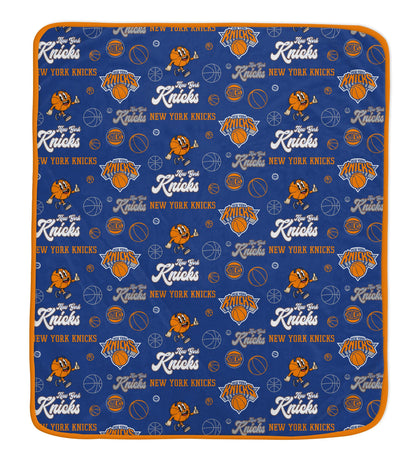 NBA Retro Mascot Repeat 60x70 Cozy Blanket