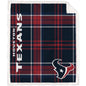 NFL Playmaker Plaid Ultra Cozy Sherpa Throw