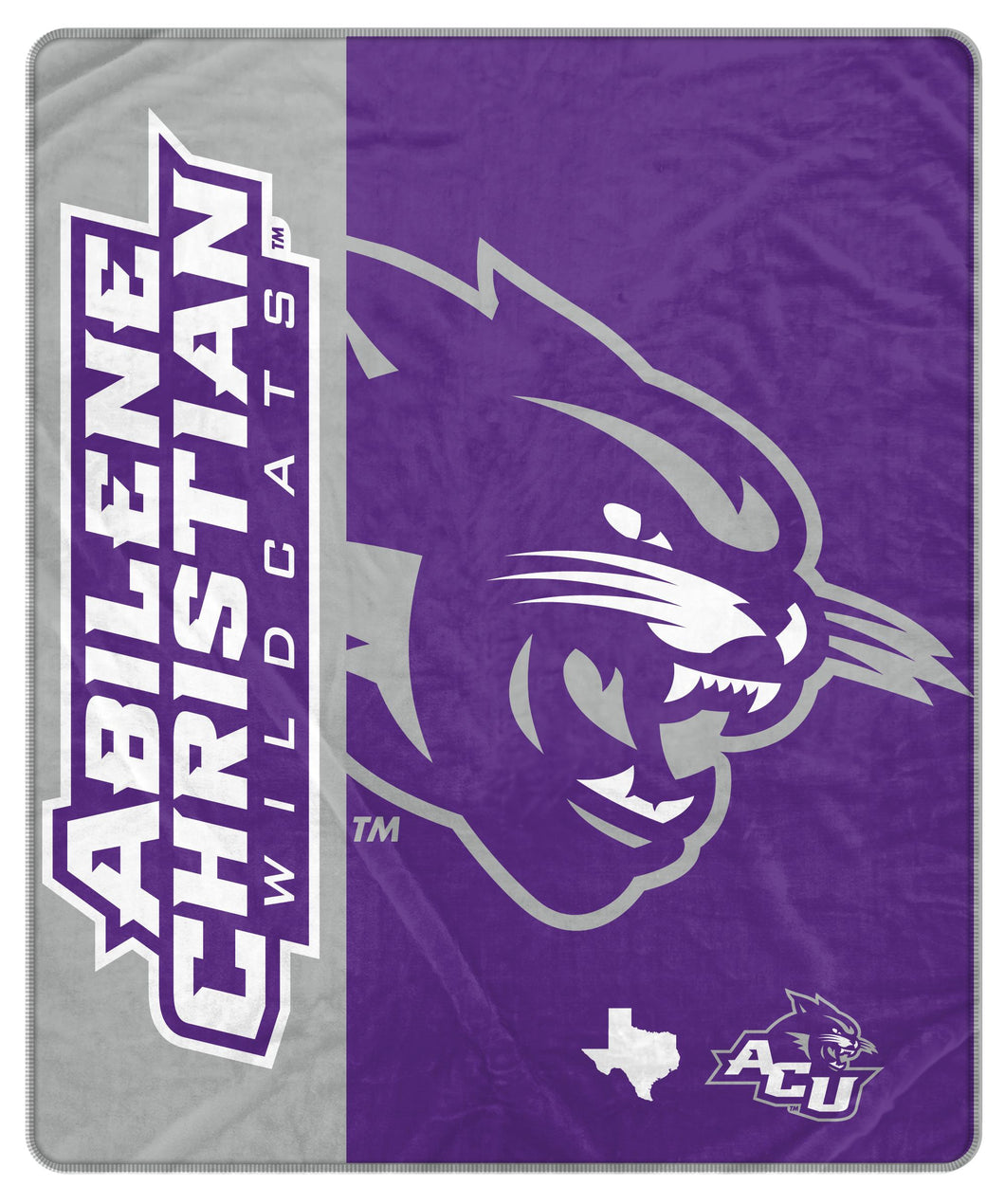 NCAA Endzone Ultra Soft Tailgate Throw