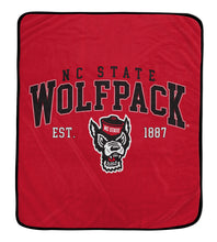 Load image into Gallery viewer, NCAA Vintage Arch Block Ultra Soft 50x60 Throw Blanket
