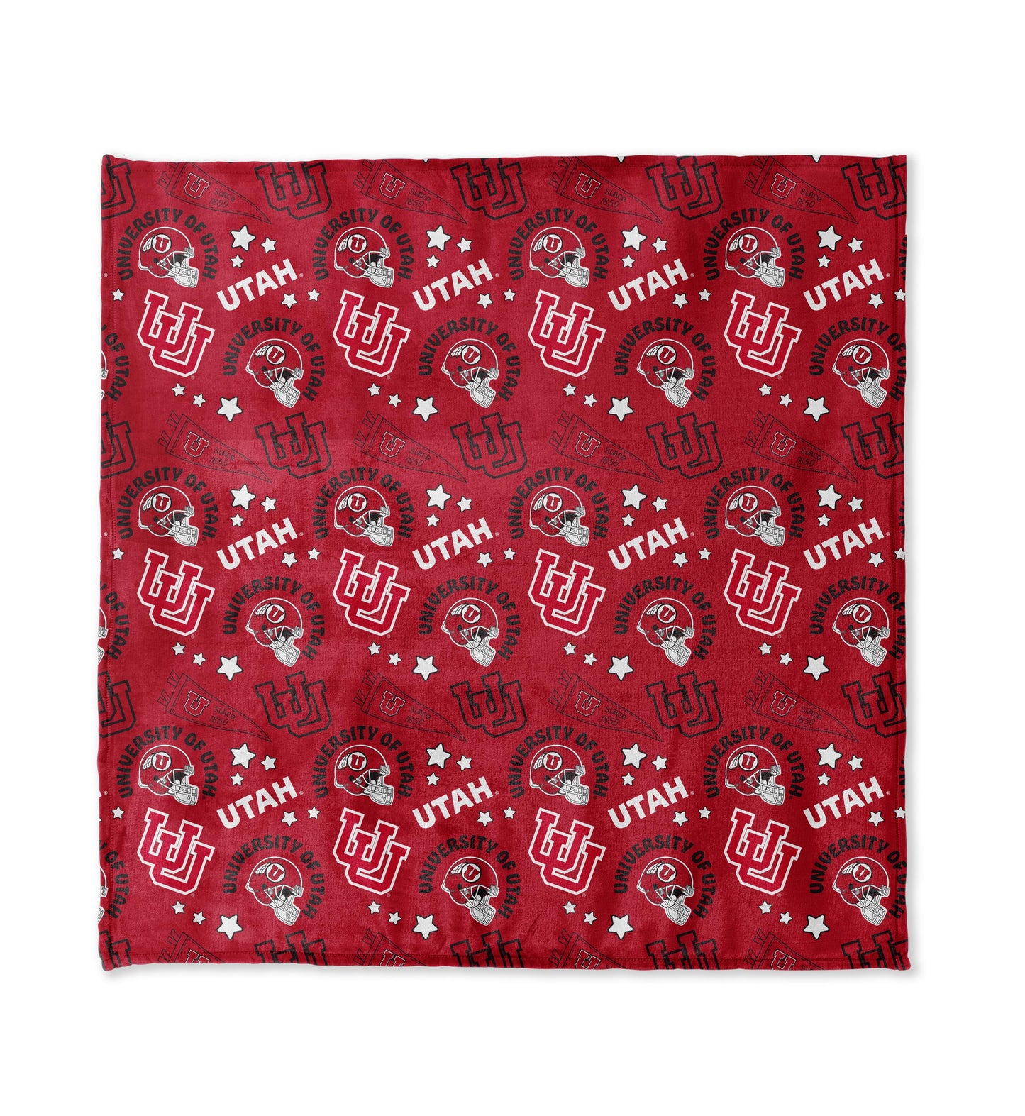 NCAA Victory Pennant Cozy 108x108 Family Blanket