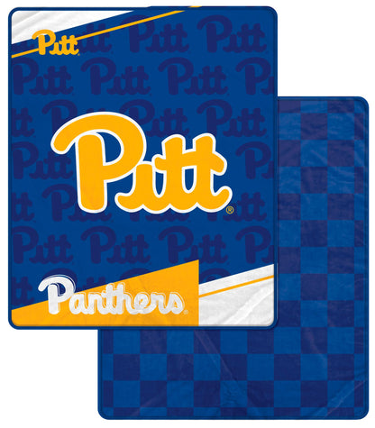 NCAA Diagonal Ghost Checker 60x70 Blanket