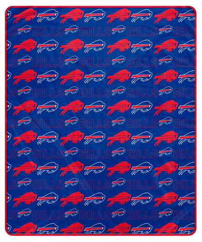 NFL Repeat Big Logo Wordmark 50x60 Blanket