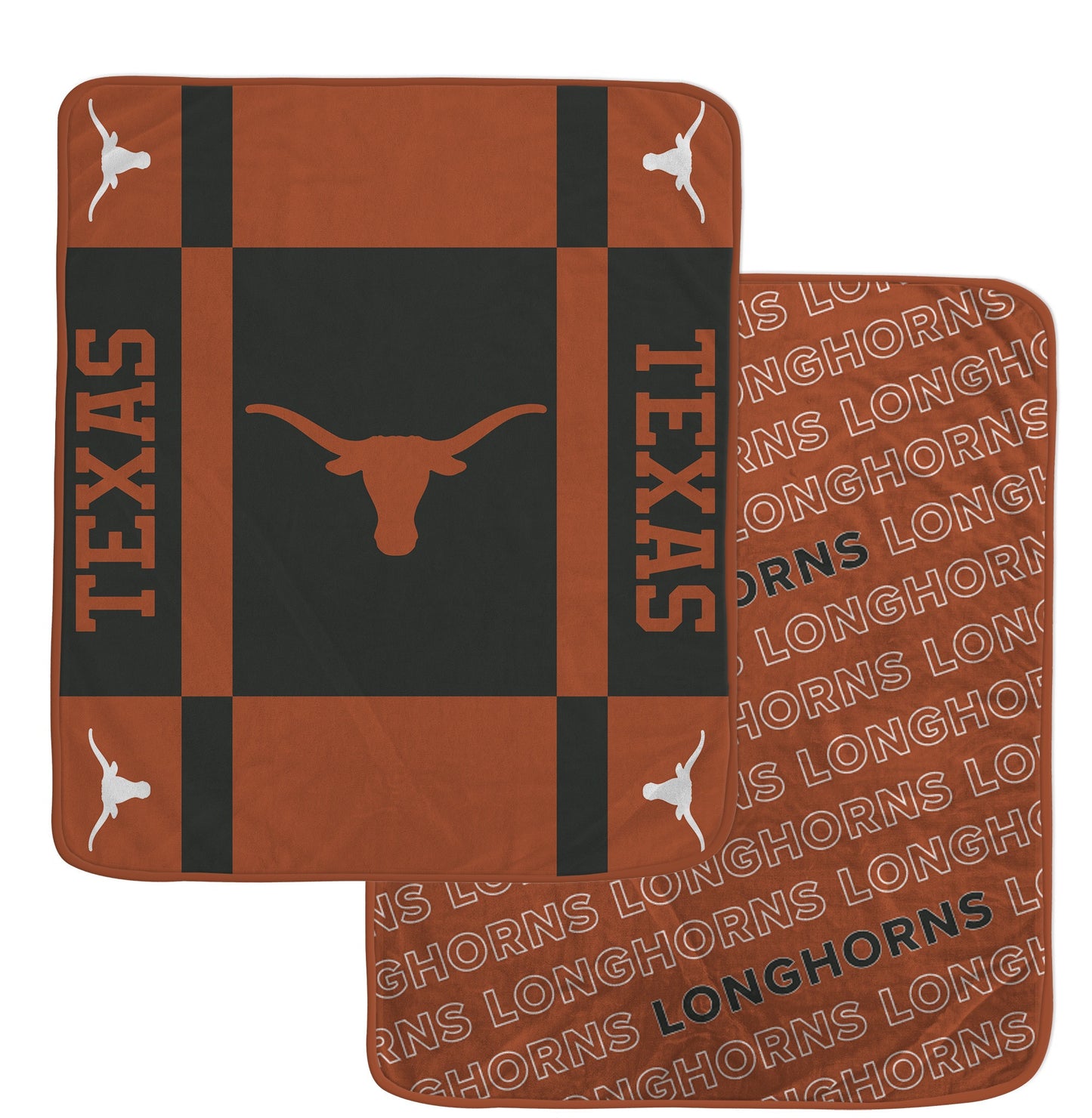 NCAA Reverse Block Double Sided 60x70 Ultra Cozy Blanket