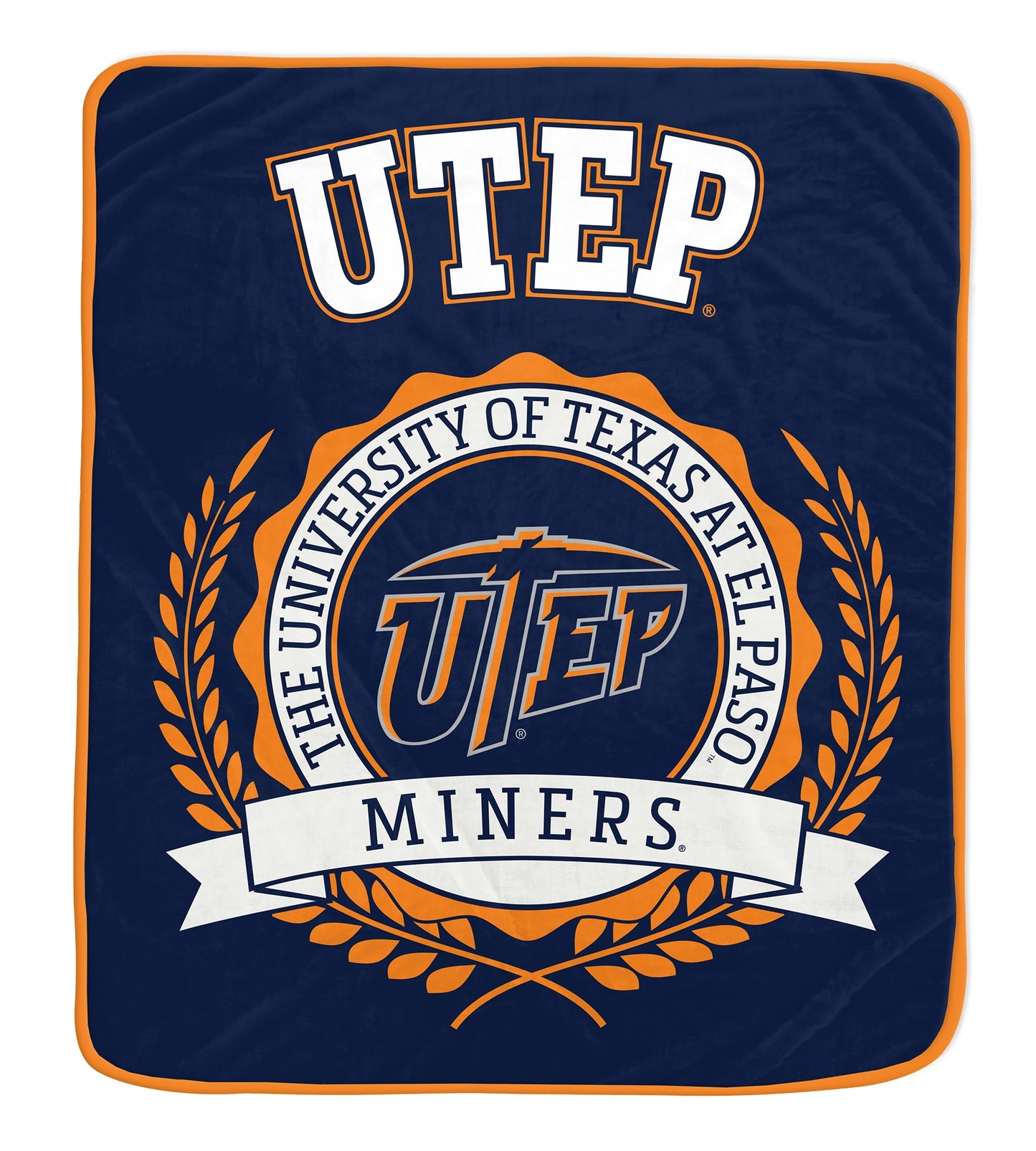 NCAA University Crest 50x60 Ultra Soft Blanket
