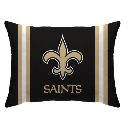 NFL Standard Logo Stripe Bed Pillow