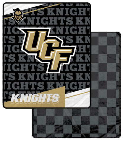 NCAA Diagonal Ghost Checker 60x70 Blanket