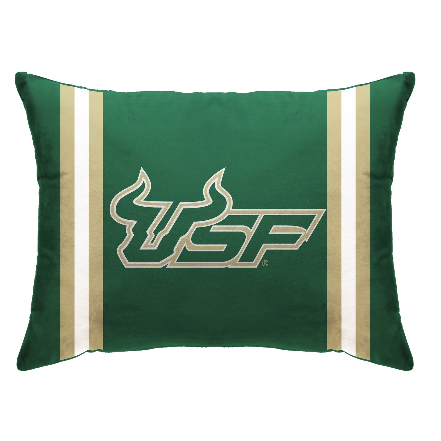 NCAA Standard Stripe Logo Bed Pillow