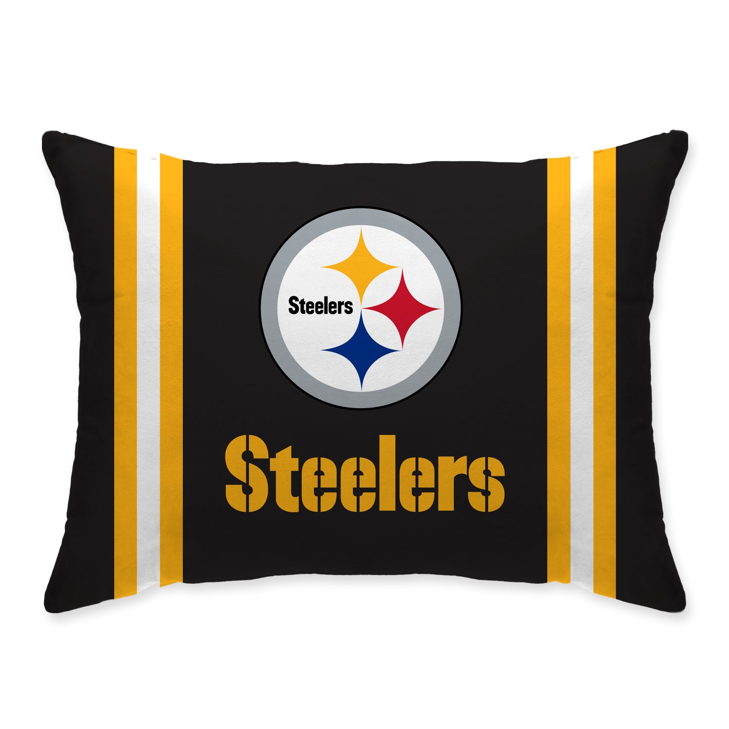 NFL Standard Logo Stripe Bed Pillow