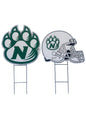 NCAA Logo and Helmet 2 Pack Yard Sign Set