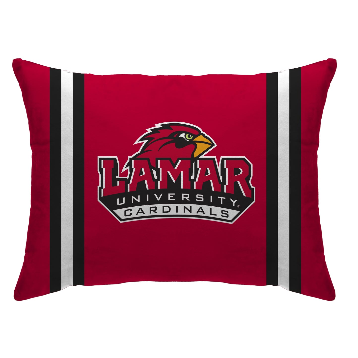 NCAA Standard Stripe Logo Bed Pillow