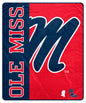 NCAA Endzone Ultra Soft Tailgate Throw