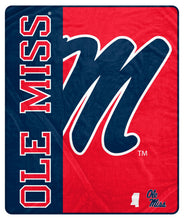 Load image into Gallery viewer, NCAA Endzone Ultra Soft Tailgate Throw
