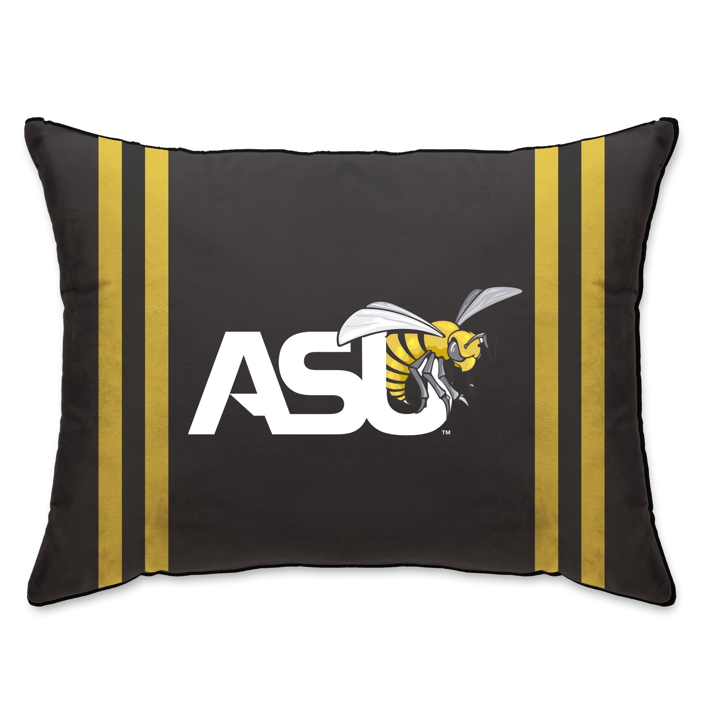 NCAA Standard Stripe Logo Bed Pillow