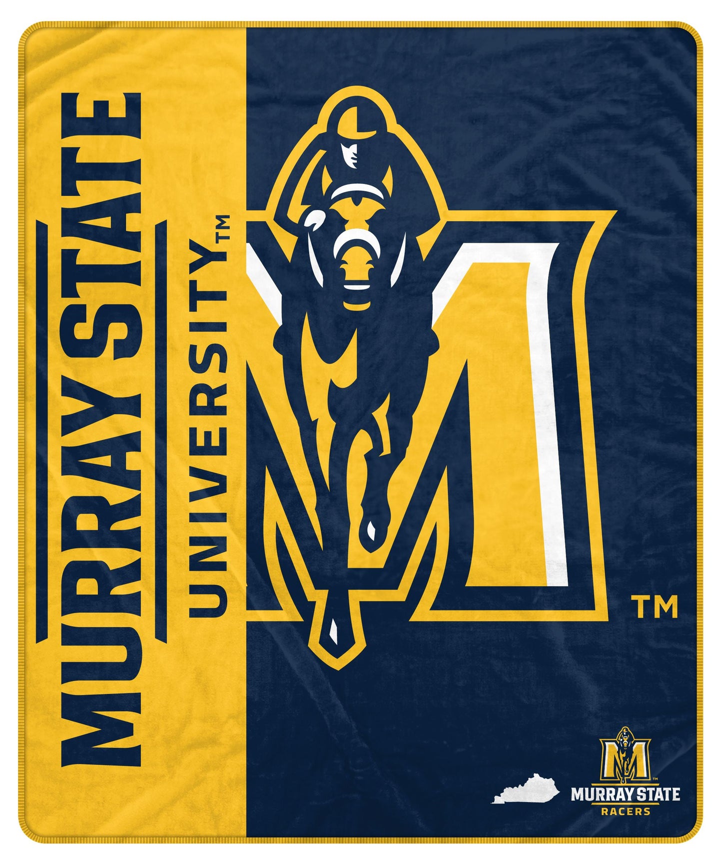 NCAA Endzone Ultra Soft Tailgate Throw