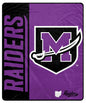 NCAA Endzone Ultra Soft Tailgate Throw