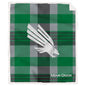 NCAA Plaid Steel Royal Plush Sherpa 60x70 Blanket
