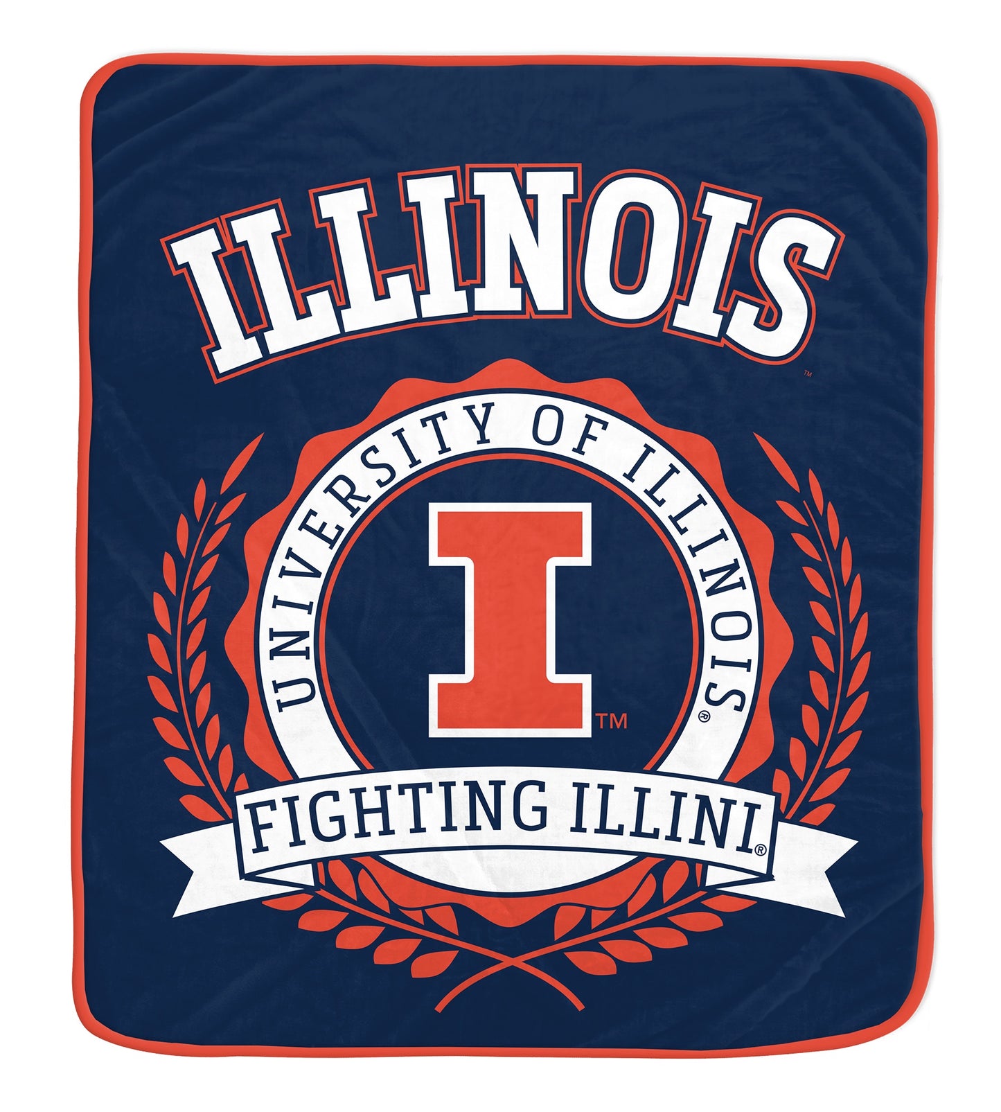 NCAA University Crest 50x60 Ultra Soft Blanket