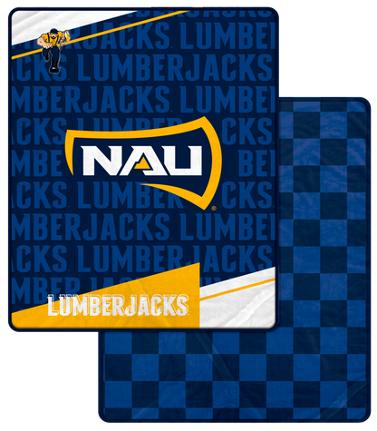 NCAA Diagonal Ghost Checker 60x70 Blanket