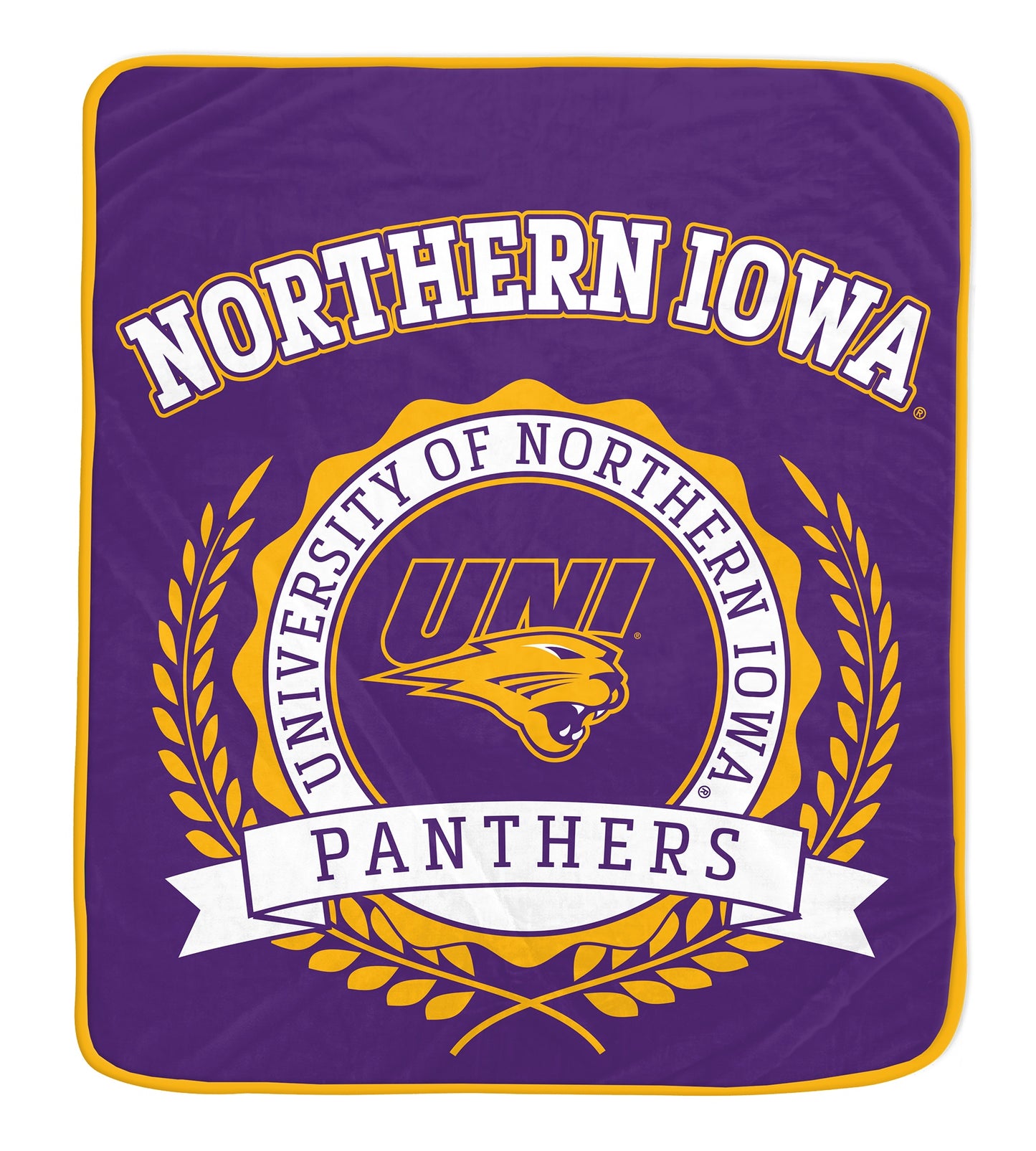 NCAA University Crest 50x60 Ultra Soft Blanket