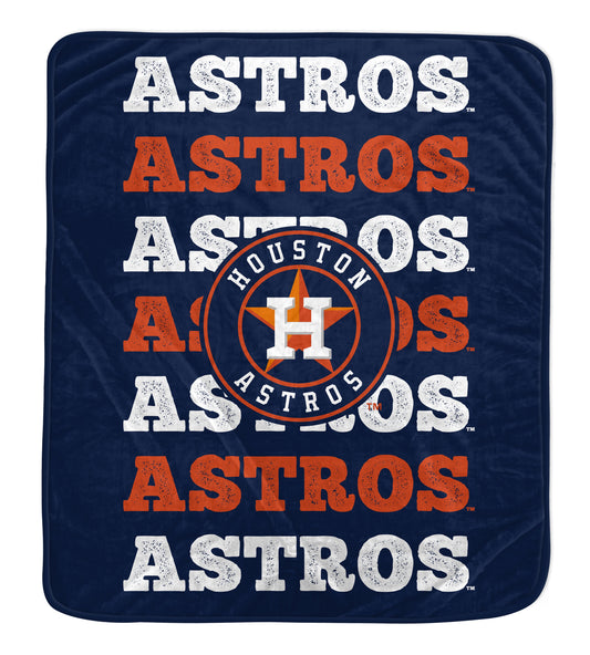 MLB Repeat Refresh 60x70 Wordmark Blanket