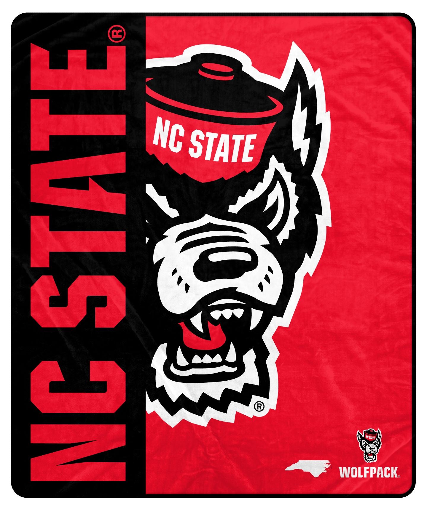 NCAA Endzone Ultra Soft Tailgate Throw